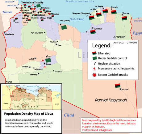 tripoli libya map. The map belies the real